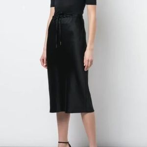 Alexander Wang - drawstring skirt, black, size 4